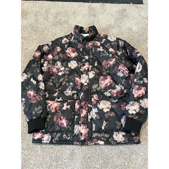 Urban Outfitters puffer jacket floral size M - Picture 7 of 9